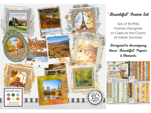 Bountiful Frame Set: Elevate Your Autumn-Themed Projects with Style
