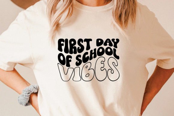 First Day of School Vibes SVG