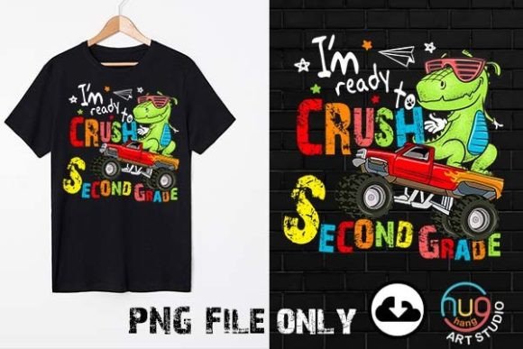 I'm Ready to Crush Second Grade Dinosaur: A Creative Tool for Back-to-School Fun