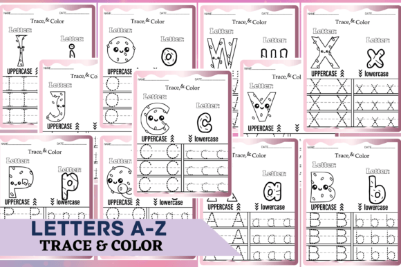 Kawaii Letters Tracing a-Z: A Fun and Effective Tool for Learning the Alphabet