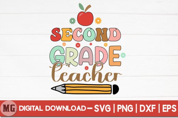 Second Grade Teacher - SVG: A Versatile Design for Creative Projects